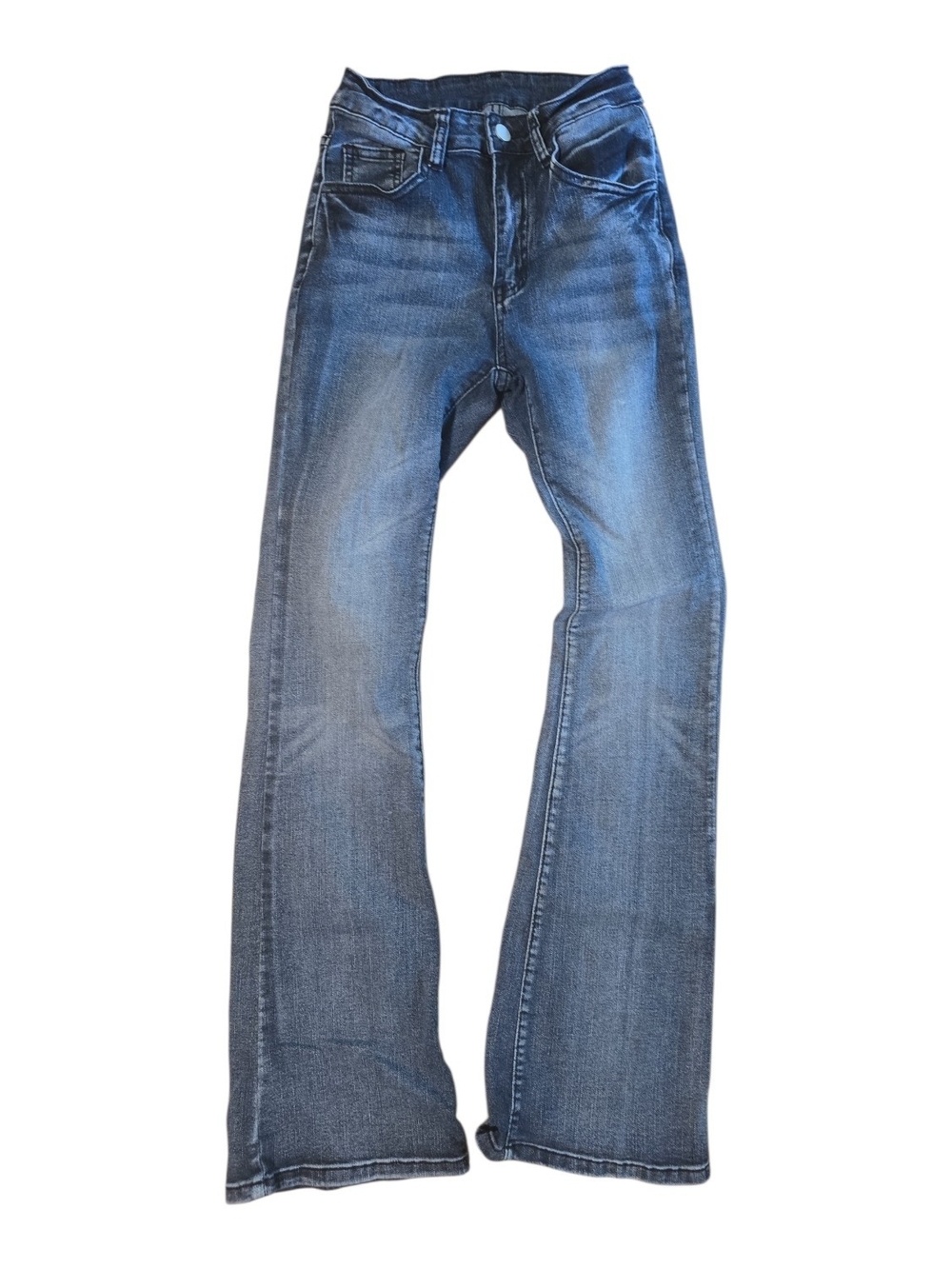 ROMWE Blue Flare Jeans